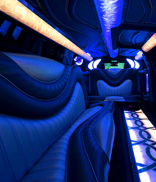 beautiful stretch limousine